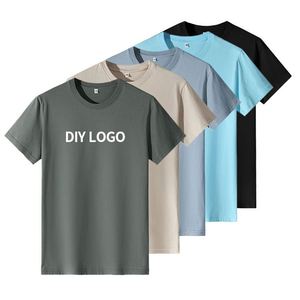 2024 Wholesale High Quality Custom Summer Mens Embroidered <b>Tshirts</b> Custom 100% Cotton <b>White</b> T-Shirt for Men Oversized <b>Tshirt</b> - Product Image 3