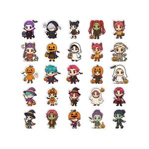 Ciondoli per scarpe in acrilico Kpop ingrosso nuovo Design di Halloween cacciatori di demoni scarpe Charm Horror Kpop cacciatori di demoni per scarpe - Product Image 1