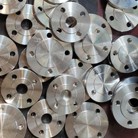 Bride aveugle forgée en acier au carbone ASTM A234 WPB, norme ASME B16.5 ANSI, polie, type RF