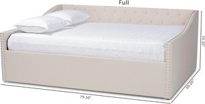 रानी बेज असलस्टेड दिन बिस्तर बिस्तर - Product Image 6
