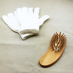 En bois Naturelle qui respecte l'environnement de bébé cheveux brosse masseur - Product Image 5