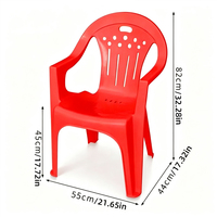 Fournisseur OEM ODM sur mesure, chaise en plastique pour salon, chaise de cuisine résistante aux rayures en polypropylène, fauteuil empilable