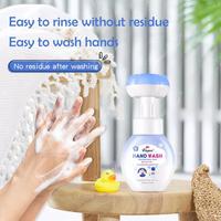 Pompe à savon liquide pour le lavage des mains en forme de bulle de griffe de chat moussant pour des mains propres et plus douces