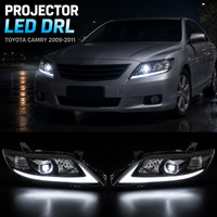Phares LED JC améliorés avec clignotants séquentiels pour Toyota Camry 2009 2010 2011, vente en gros directe usine, Plug and Play
