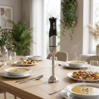Mixeur Plongeant Électrique Haute Vitesse pour Cuisine Domestique avec Bouton Variable – Appareil de Cuisine Miniature pour Usage Domestique