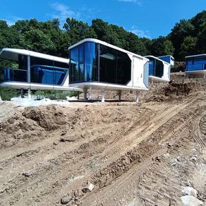 Cabine en acier Luban, maison préfabriquée en conteneur, maison capsule confortable et durable, hôtel en conteneur extérieur - Product Image 6