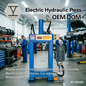 Prensa Hidráulica Eléctrica Industrial QDLSF de 30-120 Toneladas para Reparación de Automóviles, Ensamblaje de Ejes y Rodamientos, OEM/ODM - Product Image 1