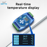 Módulo de adquisición de temperatura de termopar tipo K Ebyte ODM RS485 compatible con protocolo ModbusTCP o Modbus RTU