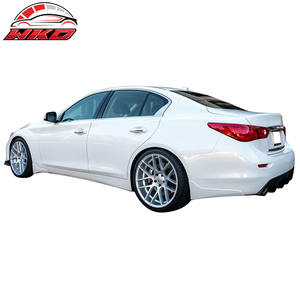 Compatible con Infiniti Q50 14-23, 2 Piezas, Alerón Trasero, Protector de Parachoques, Guardabarros, Moldura ABS de Alta Calidad, Accesorio Exterior - Product Image 2