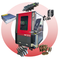 Nouveau modèle en promotion : Machine de découpe laser à fibre mini haute précision 6060 (600*600mm) avec cabine de découpe laser intégrée - Prix
