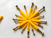 Ancrage mural en nylon plastique PE galvanisé à haute résistance avec conception amovible haute capacité et caractéristique creuse