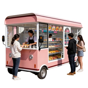 Carritos de Comida Móviles de Acero Inoxidable de 3 Ruedas de China en Venta con Equipamiento para Comida Rápida - Product Image 6