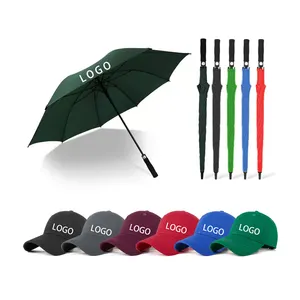Office custom LOGO welcome Gift Set Bespoke Business Hat T-shirt Umbrella Gift Set Company Anniversary Products personalized
