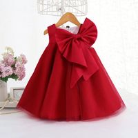 Jupes d'été pour enfants, robe de princesse sans manches avec nœud pour bébé, vêtements pour enfants, robes tendance pour filles