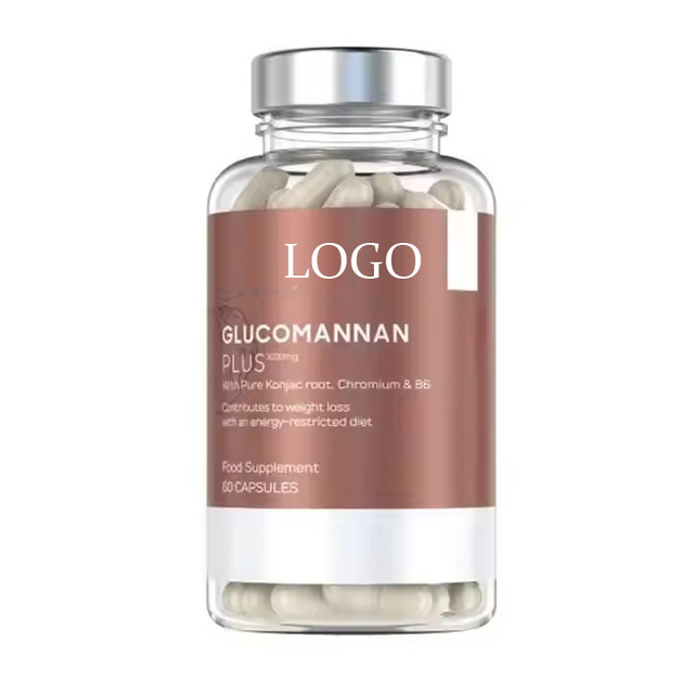 OEM 100% Pure High-Potency Glucomannan Konjak Weight Loss Capsules for Daily Slimming Support