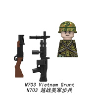 Ensemble de casques et chapeaux militaires personnalisés de la guerre du Vietnam (US Grunt, infanterie vietnamienne) pour diorama et wargaming N701-N706