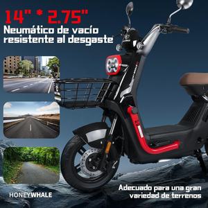 Vélo électrique pour adultes Mexico Stock KC PRO, moto électrique avec alarme, moteur 800W, vitesse maximale 45 km/h, autonomie 60 km, déverrouillage NFC - Product Image 4