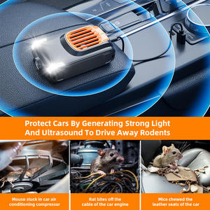 مبيد قوارض السيارة بالموجات فوق الصوتية جهاز حماية السيارة الذكي ضوء التعمية فأر مارتين فأر رادع الفئران - Product Image 3
