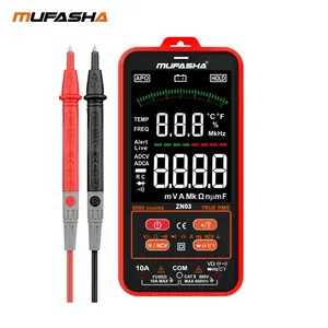 MUFASHA ZNO3 6000 count DC/AC NCV True RMS Automatic Smart Multimeter digital for testing Diode/Triode/Resistance