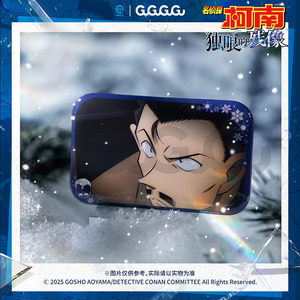 Caja Sorpresa Oficial y Genuina de Detective <span class=keywords><strong>Conan</strong></span>, Escena del Remanente de un Ojo, Insignia Metálica Cuadrada de Maternidad, Sorteo Sorpresa - Product Image 4