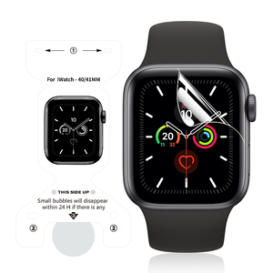 Film protecteur d'écran en TPU hydrogel HD transparent pour <span class=keywords><strong>Apple</strong></span> <span class=keywords><strong>Watch</strong></span> Series 7 <span class=keywords><strong>8</strong></span> 9 41 mm 45 mm, kit d'installation facile - Product Image 1