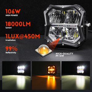 새로운 도로 안개 램프 12V 24V 5 인치 6000K 드라이빙 스팟 <span class=keywords><strong>Hilux</strong></span>에 대한 보조 라이트 큐브 - Product Image 3