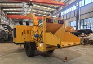 เครื่องย่อยไม้ขนาดใหญ่ 75 แรงม้า เครื่องบดตอไม้ เครื่องยนต์ดีเซล - Product Image 6