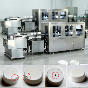 ระบบป้อนอาหารอัตโนมัติความเร็วสูง 360 °   ระบบตรวจสอบฝาขวดด้วยกล้อง CCD |   เครื่องตรวจจับและคัดแยกสินค้าผิดปกติด้วยปัญญาประดิษฐ์ - Product Image 1