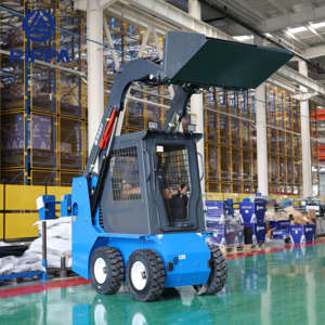 Produsen Skidsteer Cina pemuat geser kecil dilacak pemuat <span class=keywords><strong>Skid</strong></span> Steer Mini - Product Image 4