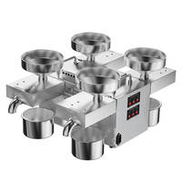 Presse à huile miniature en acier inoxydable de 8 kg/h pour l'extraction d'huile de sésame, d'arachide et d'olive, adaptée à un usage domestique