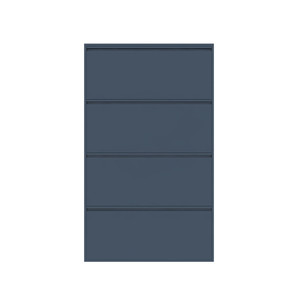 Porte-<span class=keywords><strong>chaussures</strong></span> moderne <span class=keywords><strong>noir</strong></span> à 4 niveaux en acier Offre Spéciale meuble de salon pour la maison, hôtel, salle de sport, appartement - Product Image 2