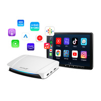 Adaptador Carlinkit con Pantalla Dividida, GPS, HDMI, Car Play, SM6225, 128 GB, Módulo Android Auto, Caja Inteligente para Auto, para Ver TV en el Auto