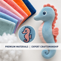 Mascotte Hippocampe OEM, Commande en Gros, Peluche Personnalisée, Jouet en Peluche de Haute Qualité, Fabricant de Logo Personnalisé, Conception Personnalisée, Jouet Doux, Vente en Gros
