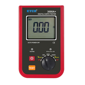 Xtester-ETCR3000A + OEM Venda quente 2/3 fios medição Digital Earth Resistance Tester Medidor de resistência ao solo - Product Image 1
