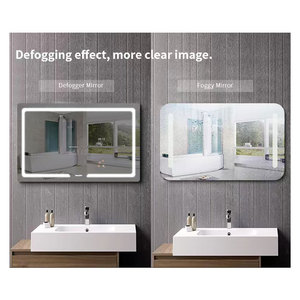 Hotel Lifestyle Impermeable Desempañador <span class=keywords><strong>Baño</strong></span> inteligente TV <span class=keywords><strong>Espejo</strong></span> mágico <span class=keywords><strong>con</strong></span> pantalla táctil <span class=keywords><strong>Luz</strong></span> LED Altavoces HiFi incorporados - Product Image 6