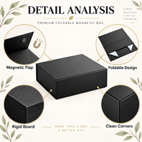 HONPAK - Prix de gros du fabricant - Boîtes magnétiques blanches de luxe - Boîtes cadeaux en papier magnétiques pour mariage - Pour les petites entreprises