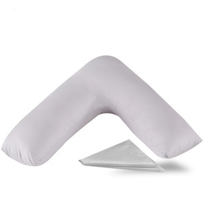Oreiller de <span class=keywords><strong>grossesse</strong></span> <span class=keywords><strong>en</strong></span> coton <span class=keywords><strong>en</strong></span> forme de V pour femmes enceintes, <span class=keywords><strong>coussin</strong></span> de soutien pour le corps - Product Image 6