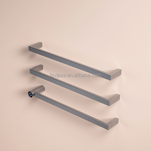 3バー電気タオルレールデジタル制御タオルウォーマーラックステンレス鋼タオルハートレール - Product Image 1