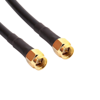 Câble coaxial RF à très faible perte ALSR400/ALSR300/ALSR240/ALSR200/ALSR195 avec connecteur mâle 50 K/N/TNC et gaine LSZH