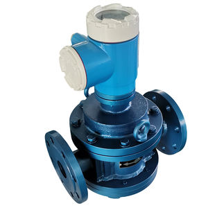 Volumetrische spiraalvormige dubbelrotor tandwielstroommeter olie-stroommeter roestvrij staal hoge nauwkeurigheid (+/-0,5%) industriële zware olie OEM - Product Image 1