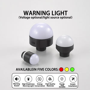 Luz de Advertencia LED CNTD CTQ70 para Equipos de Máquinas CNC, Impermeable, Tipo Tornillo, Lámpara de Alarma de Decibelios, 12/24/220V, Control Industrial IP65 - Product Image 2