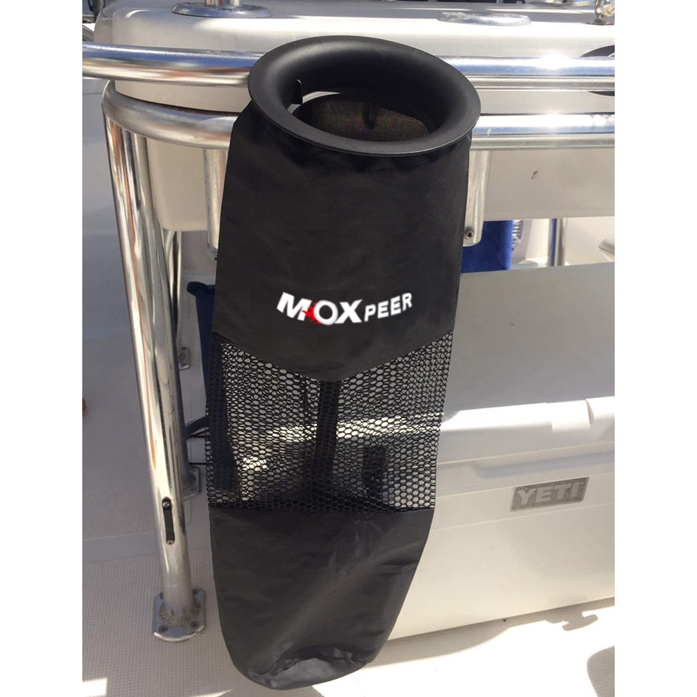 Hanging Boat Trash Bag Yatch Garbage Storage Bag Hoop Mesh Bag