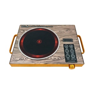 Đầy màu sắc hồng ngoại nồi xách tay cảm ứng điều khiển Glass Bảng điều chỉnh với xử lý sưởi ấm gốm phụ tùng bao gồm - Product Image 2