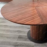 Table à Manger Extensible Fletcher Capstan en Bois Massif pour Maison et Salle à Manger, Ajustable de 1.5 à 2 Mètres