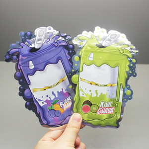 Pochette holographique élégante et portable, personnalisée, anti-odeur, en aluminium et plastique, pour 3,5g et 7g, avec boîte de présentation - Product Image 1