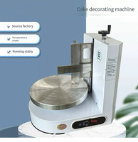 Machine à lisser les gâteaux électrique commerciale pour boulangerie, idéale pour le polissage et le glaçage des gâteaux d'anniversaire
