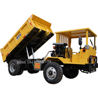 LK6T Mini Dumper diesel/LIANKE Camion à benne basculante diesel 4WD diesel haute puissance pour l'exploitation minière