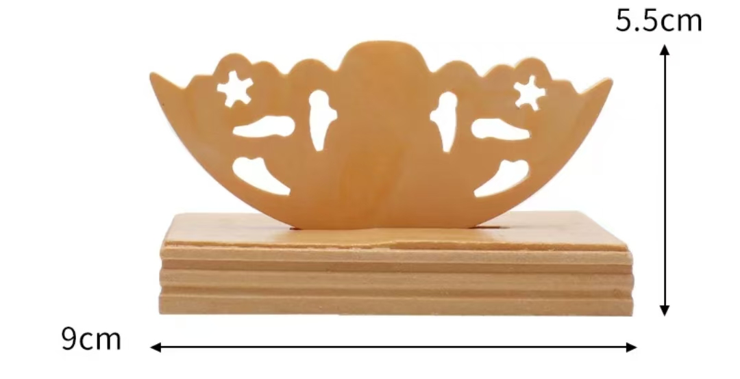 Support d'éventail sculpté en bambou 02