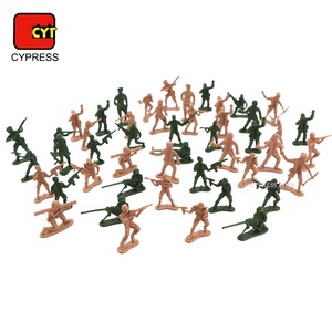 Mini soldats en plastique à échelle, jouets de deuxième guerre mondiale - Product Image 5