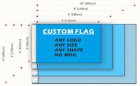 Bannière personnalisée brodée double face durable, décoration suspendue de haute qualité pour l'extérieur, vente en gros, drapeau personnalisé 3x5 pieds, automobile